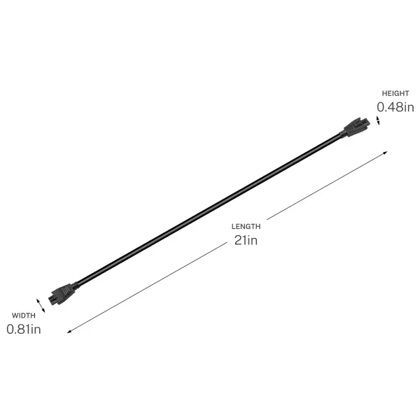 Arza Interconnecting Cord - 21 Inch - Image 6