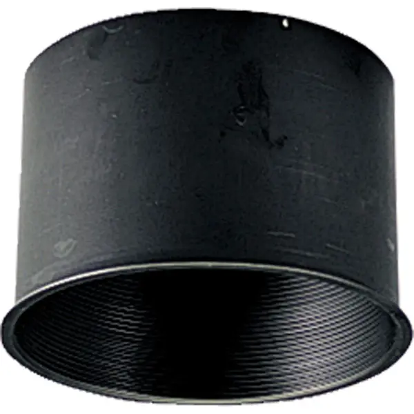 This deep groove step baffle accessory provides superior glare control and a clean, finished look for recessed lighting installations. The black aluminum construction offers durability for both indoor and outdoor applications.