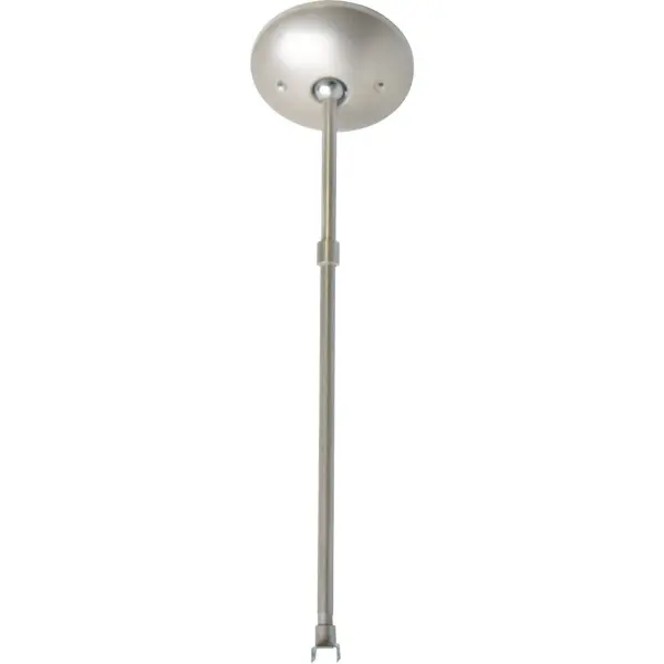 The Alpha Trak Pendant Kit transforms track lighting systems into pendant-ready solutions. Its brushed nickel finish complements contemporary interiors while providing flexible lighting placement options. - alternate view