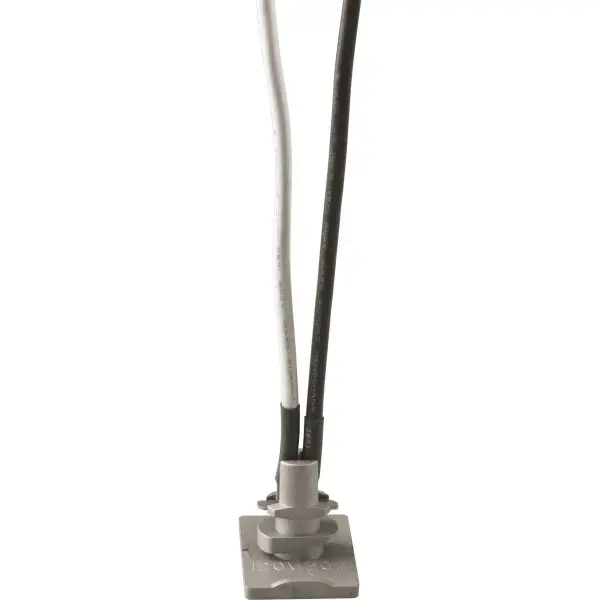 The Alpha Trak Anywhere Power Feed offers flexible installation options for track lighting systems. Its brushed nickel finish complements modern interiors while providing reliable power distribution for customizable lighting layouts.