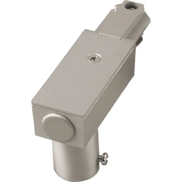 The Alpha Trak Top End Feed provides a clean, professional power connection for track lighting systems using standard Romex wiring. Ideal for residential and light commercial installations. - alternate view