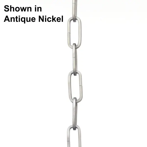 48-Inch Square Profile Accessory Chain in Brushed Nickel - Image 11