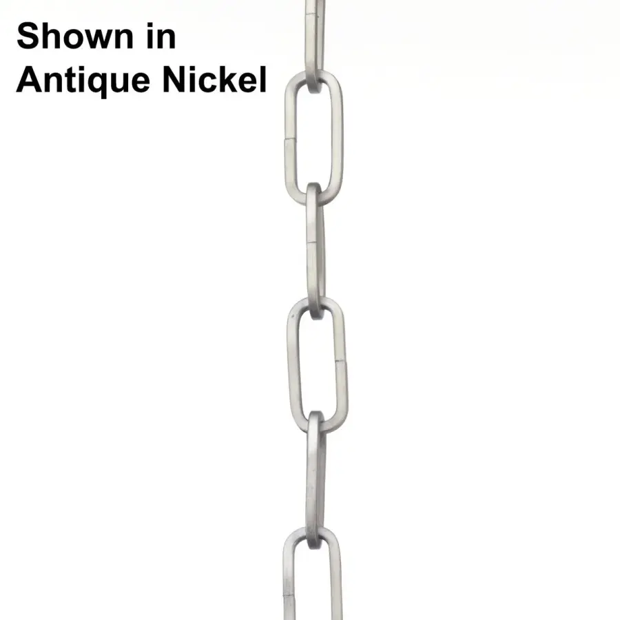 48-Inch Square Profile Accessory Chain in Brushed Nickel - Image 7
