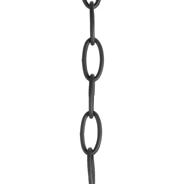 Professional-grade 9 gauge chain provides secure, adjustable hanging length for pendant fixtures in spaces with tall ceilings. Durable metal construction with Silver Ridge finish complements most fixture finishes. - alternate view