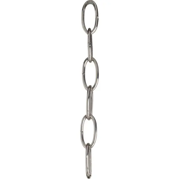 10 Feet of 6 Gauge Chain in Polished Nickel