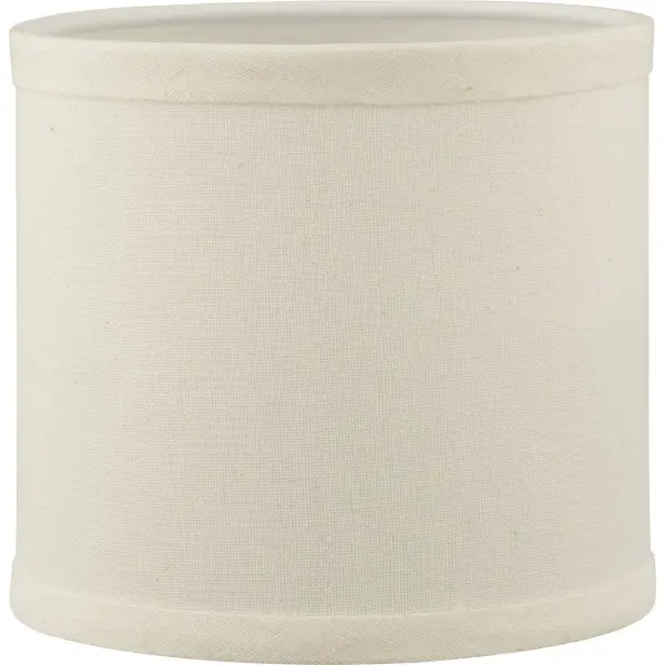 This transitional beige linen accessory shade offers an easy way to refresh existing fixtures. The neutral fabric complements various décor styles while providing soft, diffused light for residential and light commercial spaces.