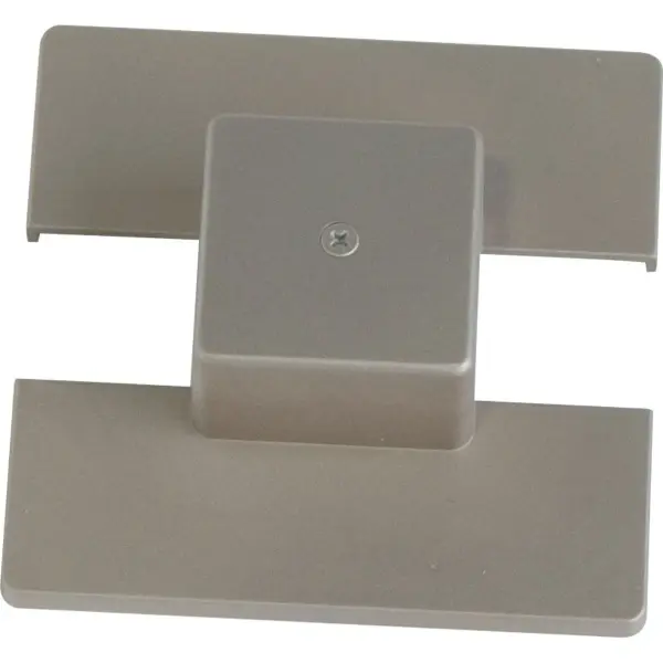 The Alpha Trak Floating Canopy provides a sleek finishing touch for track lighting systems. Its brushed nickel finish complements contemporary interiors while concealing ceiling connections for a polished look.