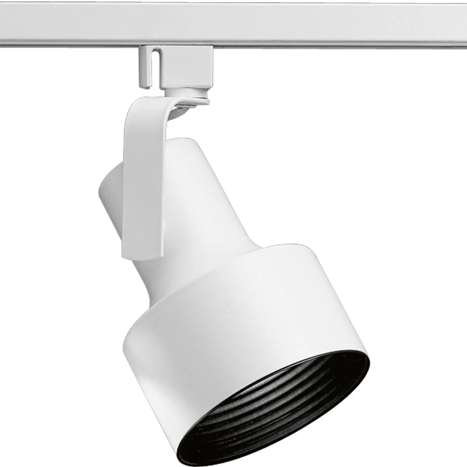 Track Head One Light Track Head in White