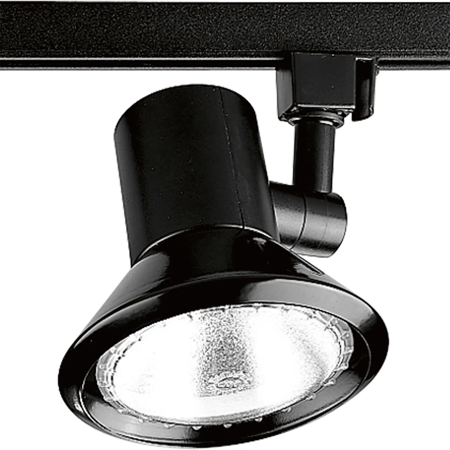 Alpha Trak Shallow Profile One Light Track Head in Black