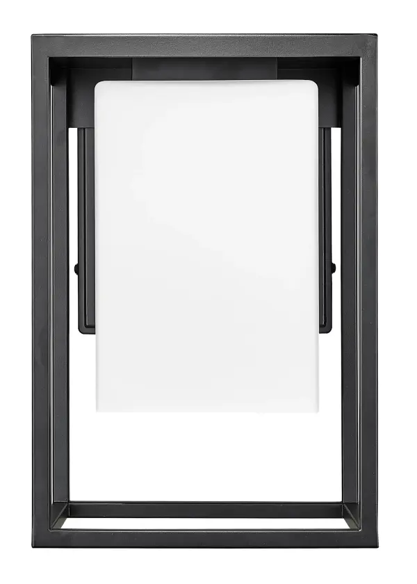 Versatile Outdoor Wall Sconce with Classic Opal Glass Shade - Image 6