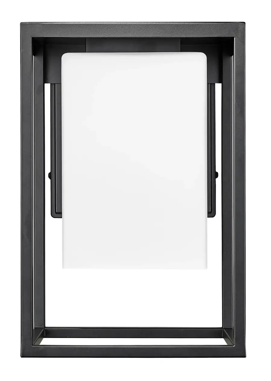 Versatile Outdoor Wall Sconce with Classic Opal Glass Shade - Image 6