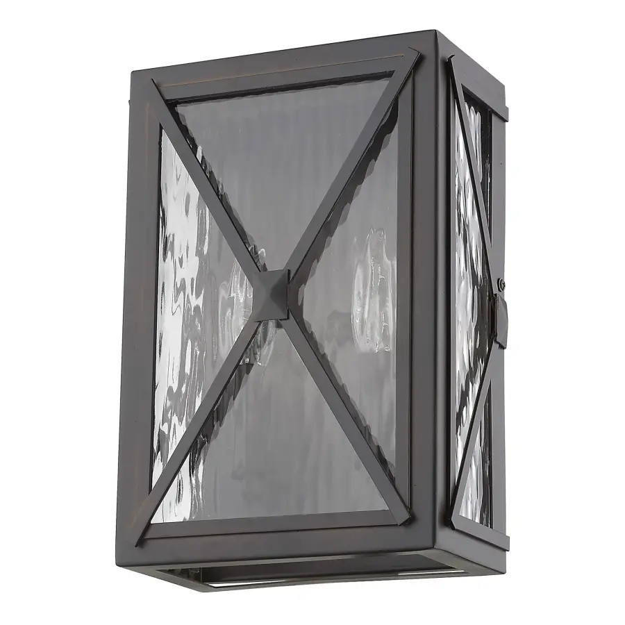Brooklyn 2-Light ADA Wall Mount in Oil-Rubbed Bronze - Image 1