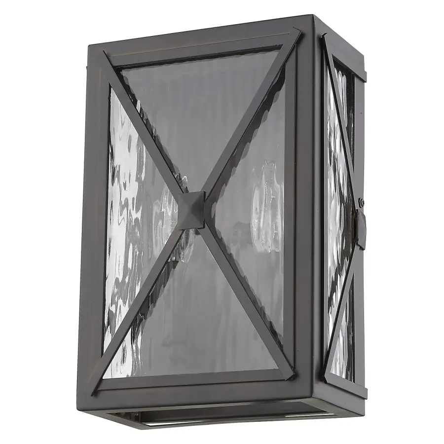 Brooklyn 2-Light ADA Wall Mount in Oil-Rubbed Bronze - Image 3
