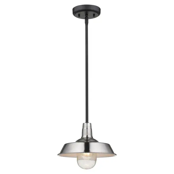 Burry 1-Light Convertible Pendant in Satin Nickel - Image 3