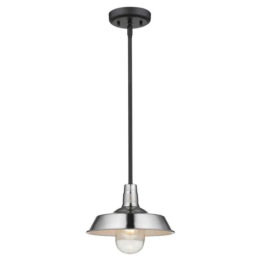 Burry 1-Light Convertible Pendant in Satin Nickel - Image 3