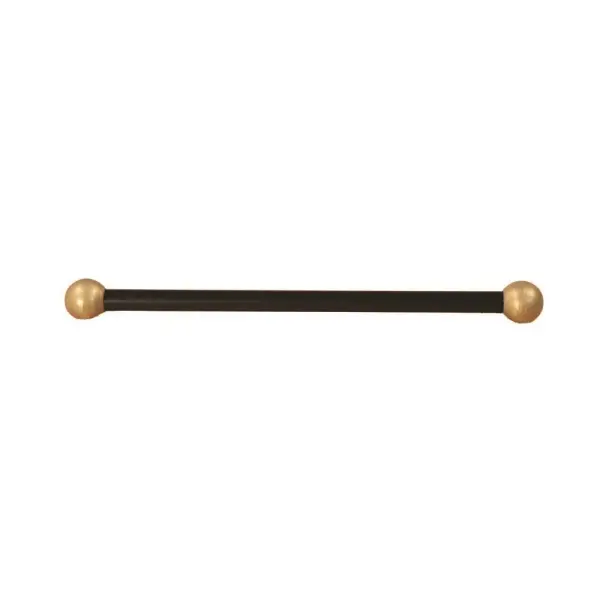 This matte black cast aluminum cross arm accessory provides a sturdy mounting solution for outdoor lamp posts. Its weather-resistant construction and classic finish make it ideal for residential and commercial applications.