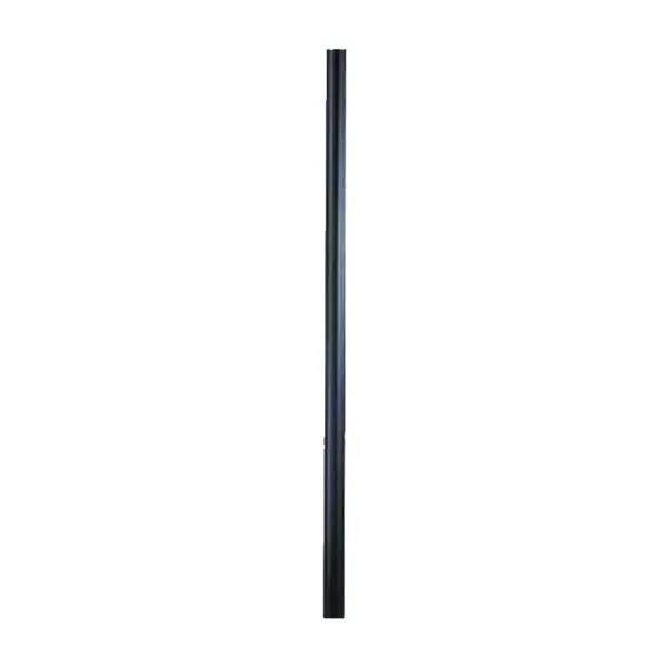Heavy-duty extruded aluminum post designed for direct burial installation. Commercial-grade construction with durable matte black finish provides reliable outdoor lighting support for residential and commercial applications.