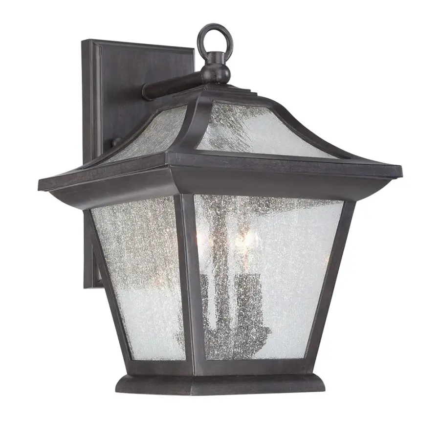 Aiken 2-Light Wall Sconce in Black Coral