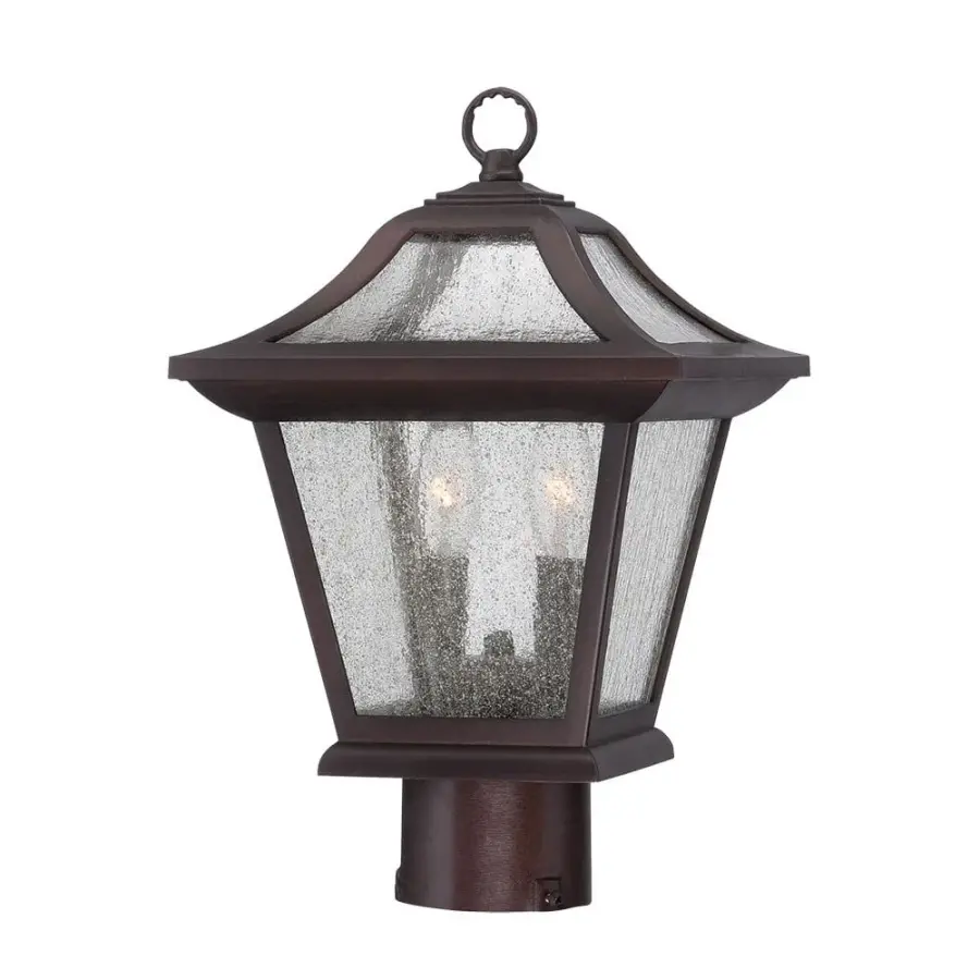 Aiken 2-Light Post Lantern in Architectural Bronze