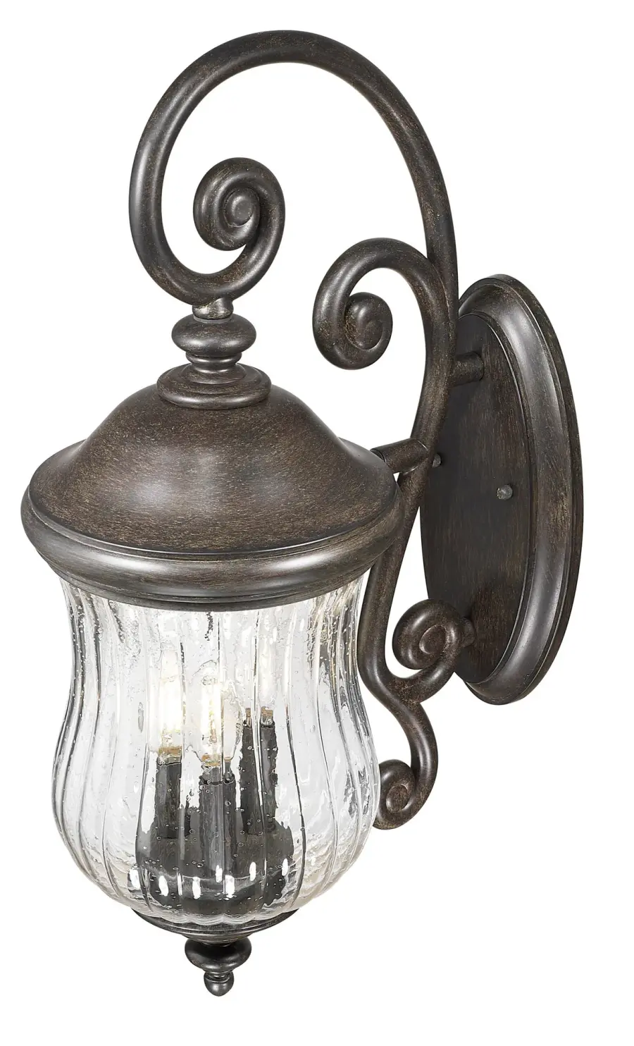 Bellagio 3-Light Outdoor Wall Lantern - Image 3