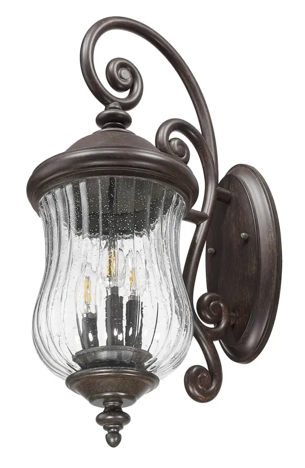 Bellagio 3-Light Outdoor Wall Lantern - Image 4