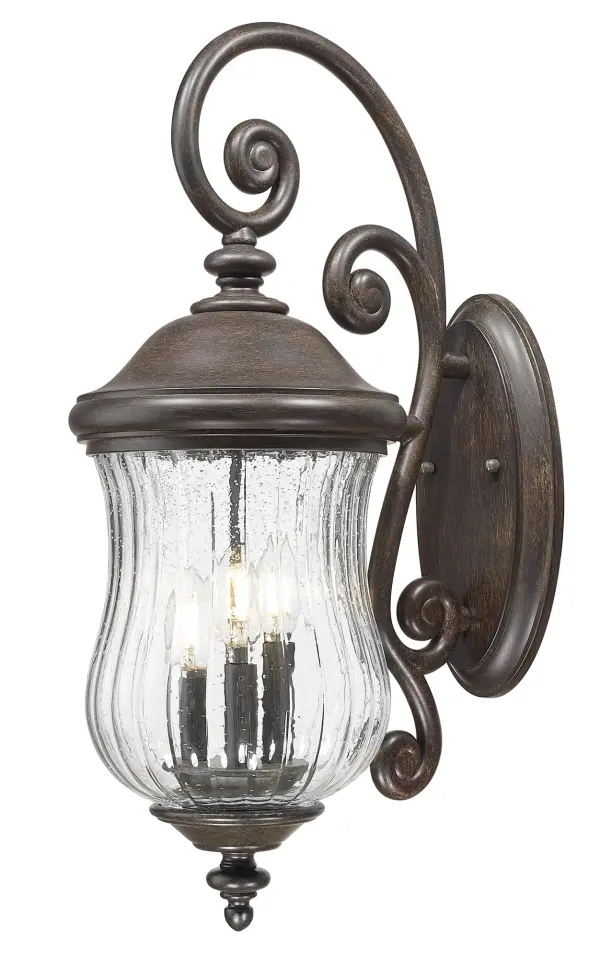 Bellagio 3-Light Outdoor Wall Lantern - Image 5