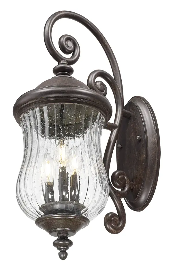 Bellagio 3-Light Outdoor Wall Lantern - Image 8