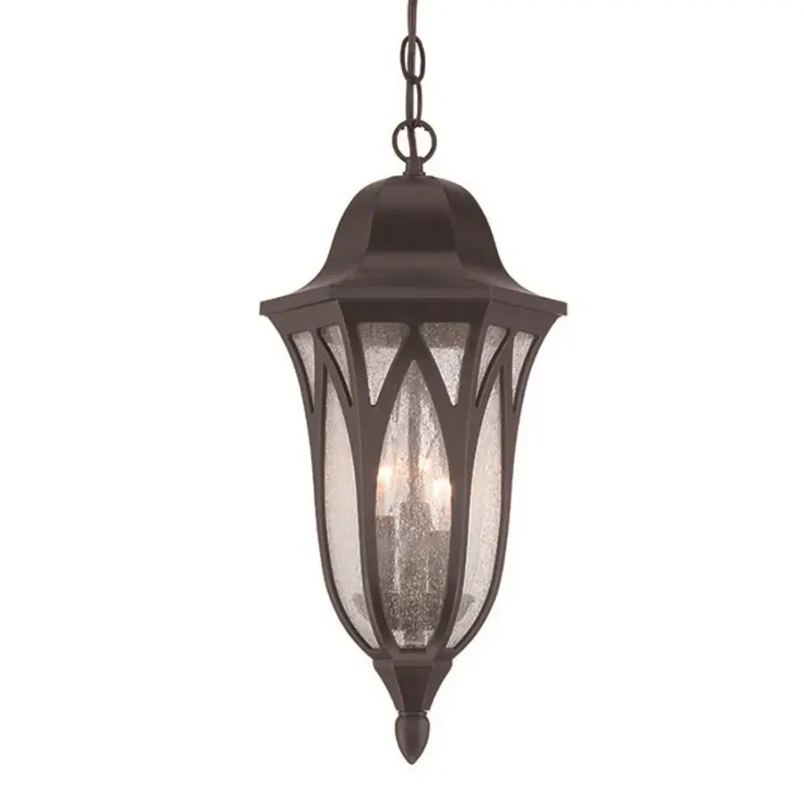 Milano 3-Light Hanging Lantern in Oil Rubbed Bronze