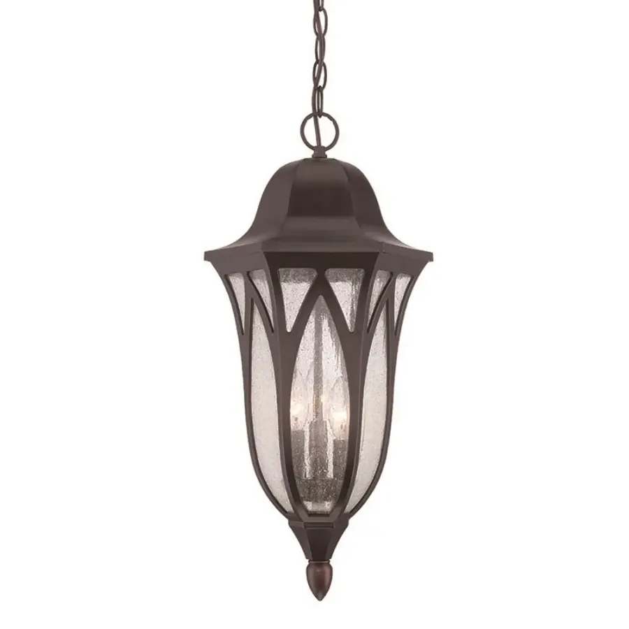 Milano 3-Light Hanging Lantern in Oil Rubbed Bronze
