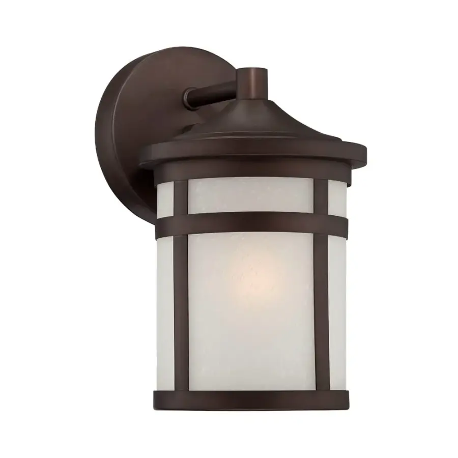 Compact Outdoor Wall Sconce with Classic Bronze Finish