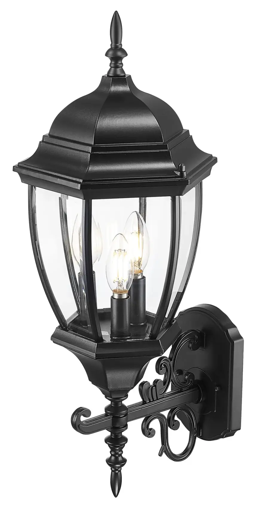 Wexford 3-Light Outdoor Wall Lantern - Image 5