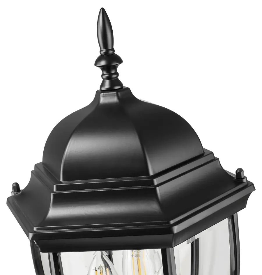 Wexford 3-Light Outdoor Post Mount in Matte Black - Image 2
