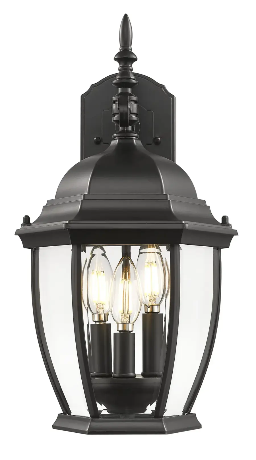 Wexford 3-Light Outdoor Wall Lantern - Image 4