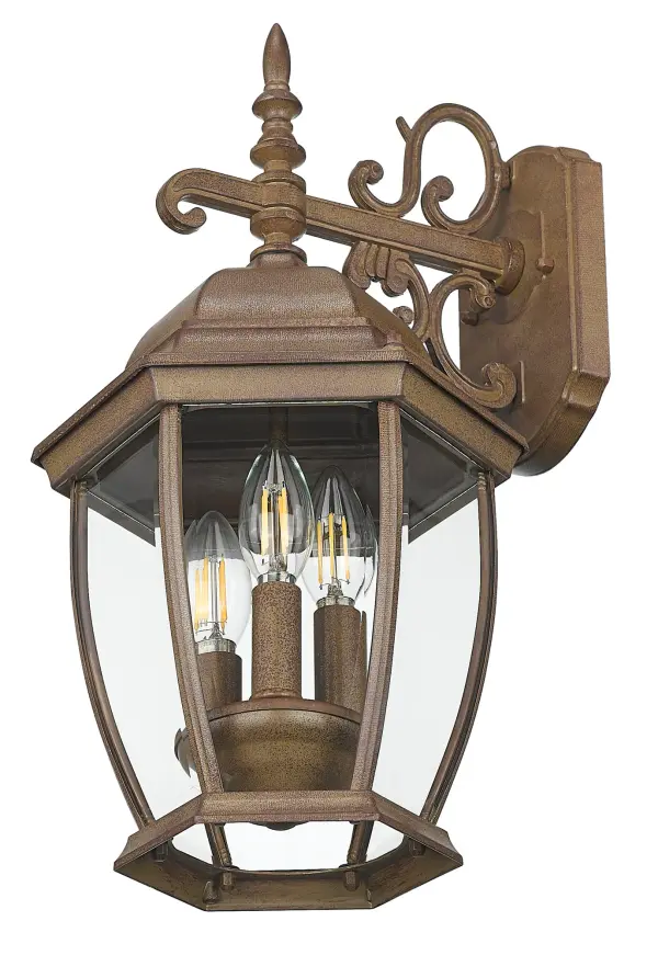 Wexford 3-Light Outdoor Wall Lantern - Image 1