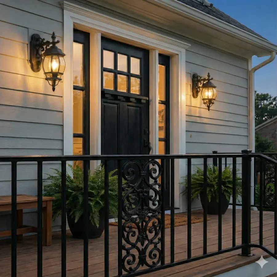 Chateau 1-Light Outdoor Wall Sconce - Image 8