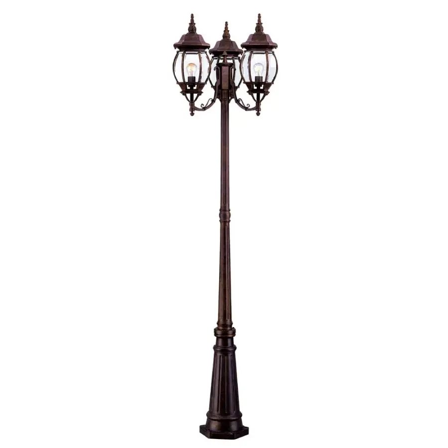 Chateau 3-Head Outdoor Post Light