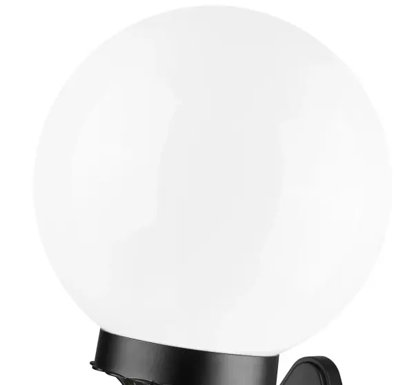 Modern Outdoor Wall Sconce with Classic Globe Design - Image 8