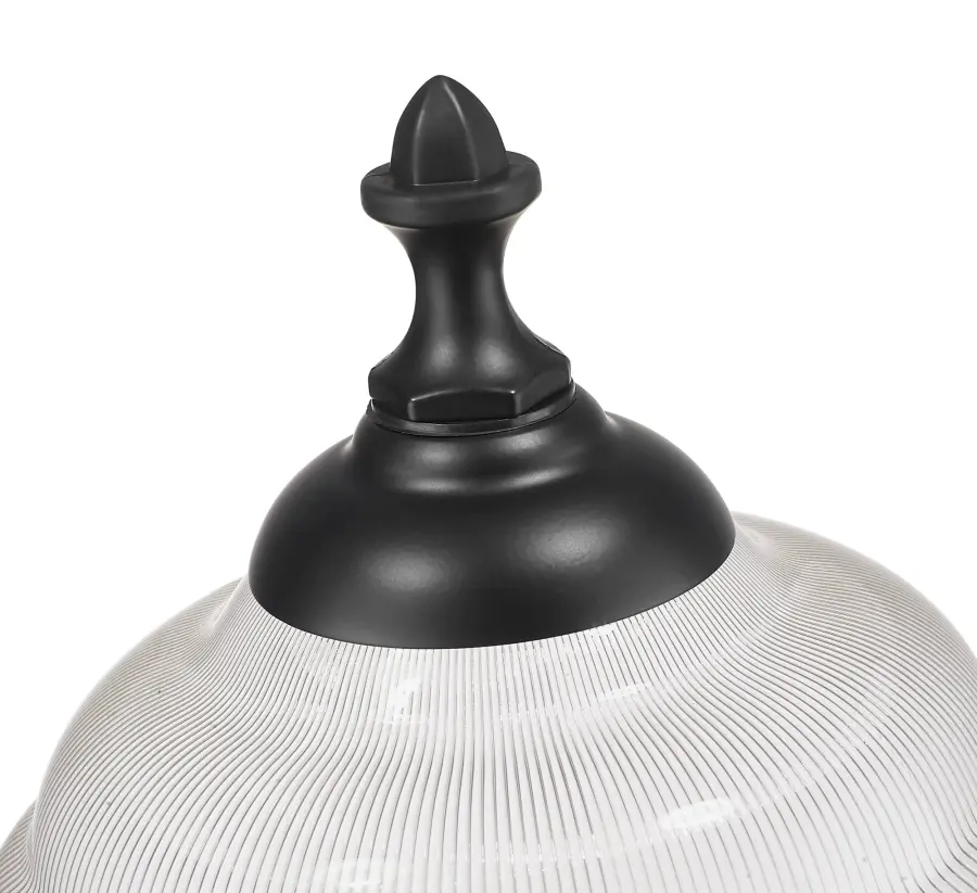 Acorn 1-Light Outdoor Post Mount in Matte Black - Image 7