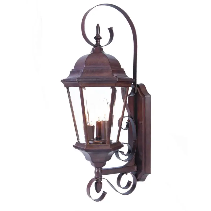 New Orleans 3-Light Outdoor Wall Lantern