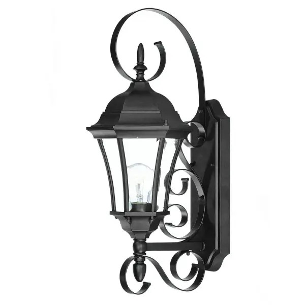 The New Orleans wall lantern combines traditional design with modern durability. Cast aluminum construction ensures weather resistance, while clear beveled glass panels provide elegant light diffusion for entryways and outdoor spaces.