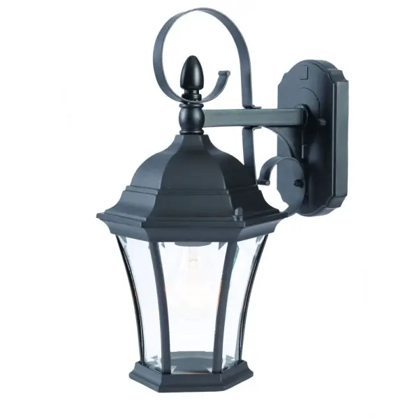 The New Orleans wall sconce combines traditional styling with modern durability. Featuring cast aluminum construction and clear beveled glass, this fixture delivers reliable outdoor lighting with timeless appeal.