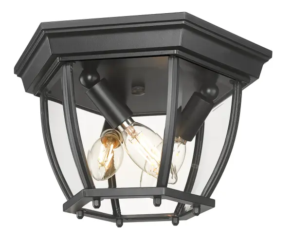 Outdoor Flush Mount 3-Light Ceiling Fixture - Image 6