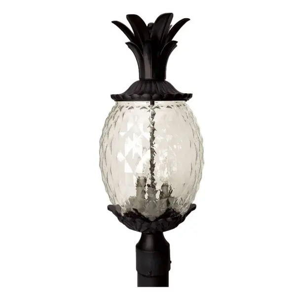 Lanai 3-Light Outdoor Post Mount in Matte Black - Image 1