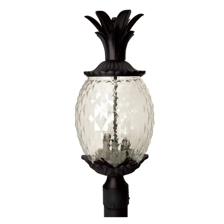 Lanai 3-Light Outdoor Post Mount in Matte Black - Image 1