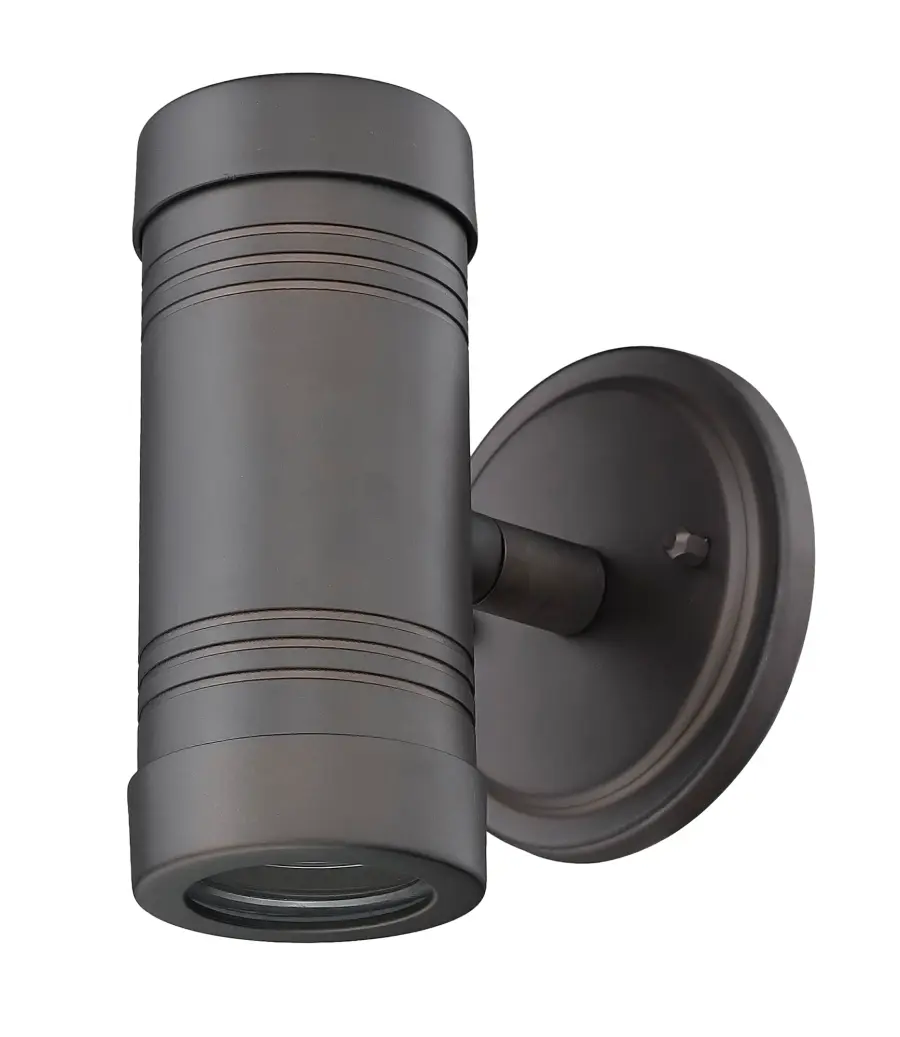MR16 Cylinders 2-Light Outdoor Wall Sconce - Image 4