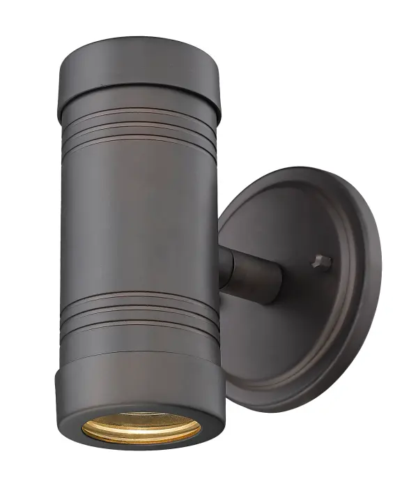 MR16 Cylinders 2-Light Outdoor Wall Sconce - Image 5