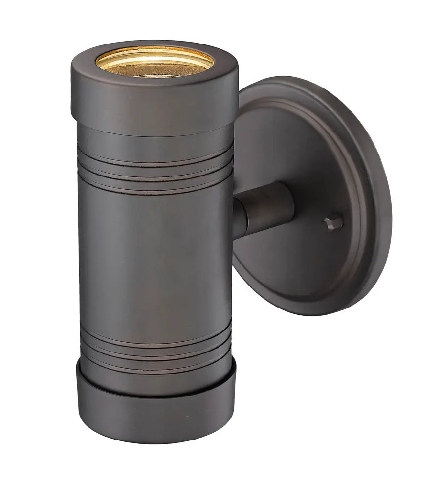 MR16 Cylinders 2-Light Outdoor Wall Sconce - Image 6