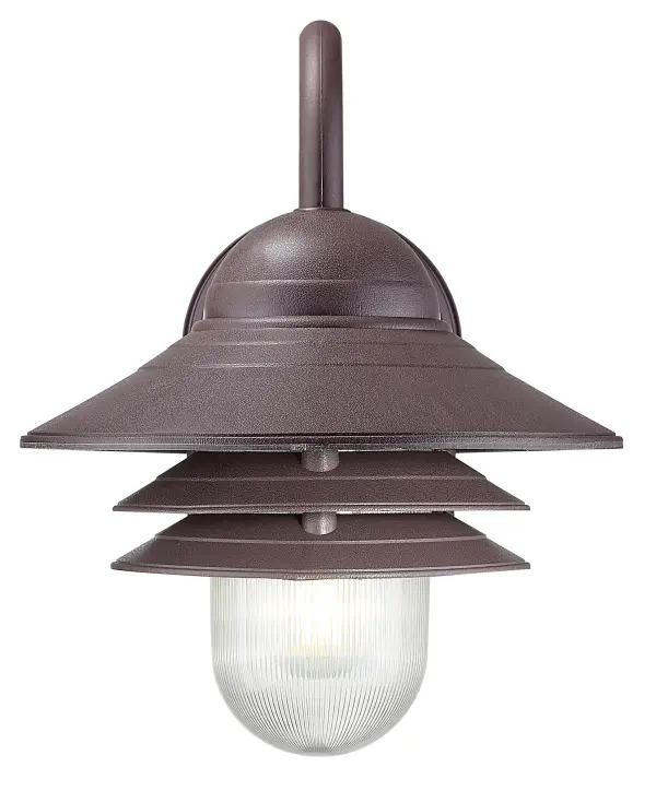 The Mariner wall sconce combines nautical charm with practical durability. Its Durabrite plastic construction and impact-resistant acrylic glass make it ideal for coastal and high-traffic outdoor areas. - alternate view