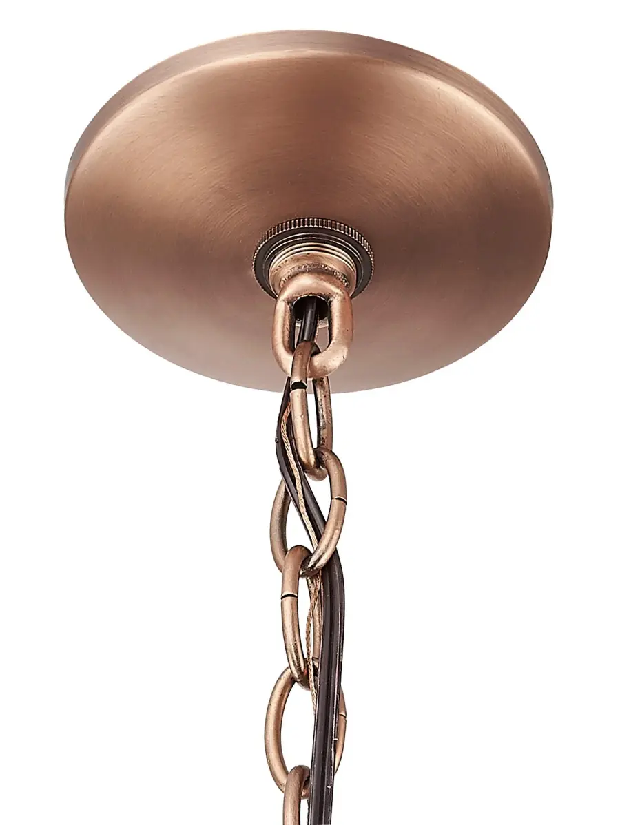 St. Charles 3-Light Hanging Lantern in Copper Patina - Image 9