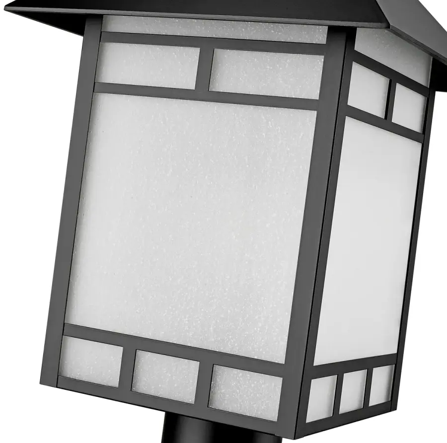 Artisan 1-Light Outdoor Post Mount in Matte Black - Image 8